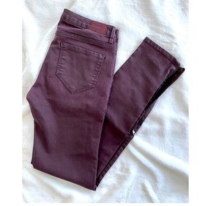 Zara Basic Burgundy Jeans - Size 2